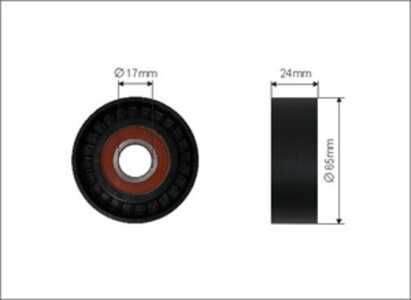 Spännrulle, Drivrem, vw passat alltrack b8 variant, passat b8, passat b8 variant, 04L 903 315 D, 04L903315D