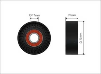 Spännrulle, Drivrem, chrysler,jeep,lexus,subaru,suzuki,toyota, 04854089AB, 16620-0W130, 17540-54L00, 23769-AA040, BT4Z-6B209-B