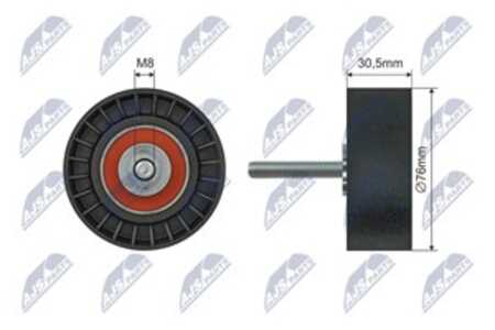 Spännrulle, Drivrem, ford fiesta v, mondeo iii, mondeo sedan iii, mondeo turnier iii, transit skåp, 1119938, 1135627, 1374385, 