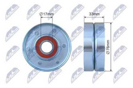 Spännrulle, Drivrem, honda accord vii, accord tourer vii, cr-v iii, 31170-PNA-003, 31170-PNA-013, 31170-PNA-023, 31170-RAA-A01,