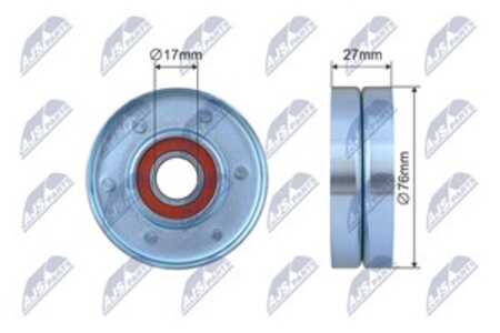 Spännrulle, Drivrem, jaguar,land rover, C2C36146, C2S11662, C2S45579, PQG 500030, T38279