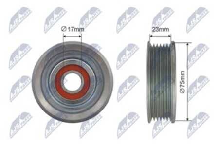 Spännrulle, Drivrem, mazda 2, 3, 3 sedan, L37215980M, L372-15-980M, ZJ0115980B, ZJ01-15-980B, ZJ0115980C, ZJ01-15-980C, ZJ01159