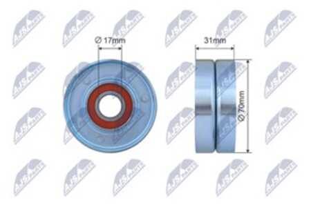 Spännrulle, Drivrem, chrysler voyager / grand voyager iii, jeep cherokee, 04897159AA, 04897159AB, 04897259AC, 05014344B, 489715