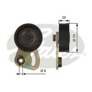 Spännrulle, Drivrem, land rover freelander i, freelander soft top i, mg mg zt, mg zt- t, rover 75, 75 tourer i, PQG100210, PQG1