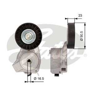 Spännrulle, Drivrem, saab 9-3, 9-3 cabriolet, 9-5, 9-5 kombi, 4898755, 5172309