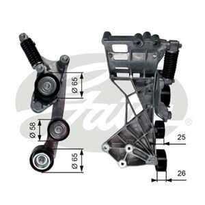 Spännrulle, Drivrem, mercedes-benz a-klass [w169], b-klass sports tourer [w245], 2662000770, 2662001170, A2662000770, A26620011