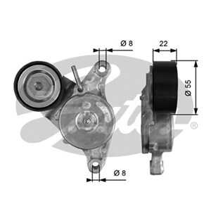 Spännrulle, Drivrem, mini,toyota, 11287823374, 16620WA010