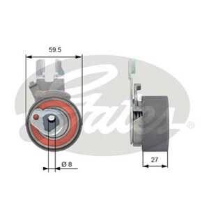 Spännrulle, kamrem, ford,volvo, 1371715, 1388493, 30637955, 30677832, 6G9N6K254BA, 6M5G6K254AA