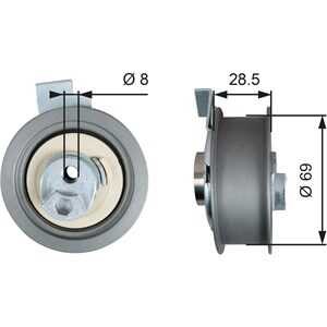 Spännrulle, kamrem, audi,seat, 06A 109 243 A, 06A109243A