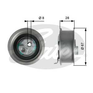 Spännrulle, kamrem, audi,seat,skoda,vw, 06D 109 243 B, 06D 109 243 C