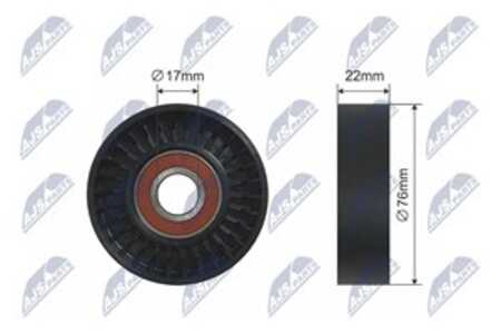 Spännrulle, kilrem/drivrem, mercedes-benz a-klass [w169], b-klass sports tourer [w245], 266 200 06 70, 266 200 09 70, 266200067