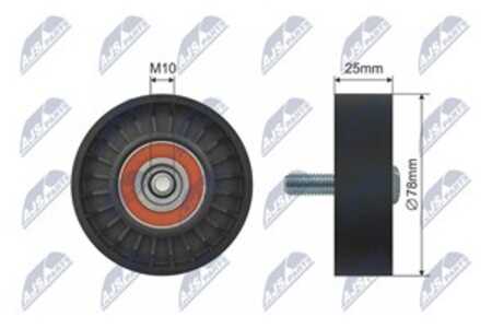 Spännrulle, kilrem/drivrem, citroën,fiat,lancia,peugeot, 5751 60, 5751.60, 575160, 96 366 405, 96366405, 9636640580