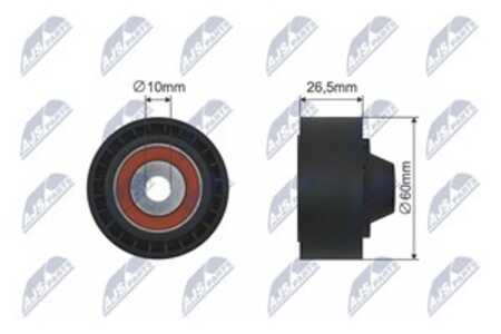 Spännrulle, kilrem/drivrem, citroën,fiat,peugeot, 16 114 229 80, 1611422980, 3641685, 5751 G3, 5751.98, 5751.C9, 5751.G3, 57519