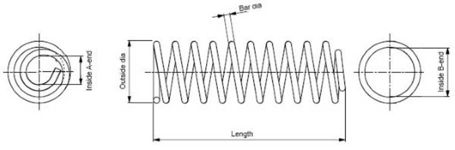 Spiralfjäder, Bakaxel, fiat punto, 46842556, 7418089691