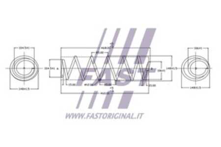 Spiralfjäder, Framaxel, fiat stilo, stilo multi wagon, 50701023, 50704418