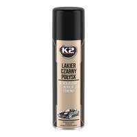 Sprayfärg blanksvart K2 Black glossy acrylic coating 500ml, Universal