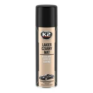 Sprayfärg mattsvart K2 Black matt acrylic coating 500ml, Universal