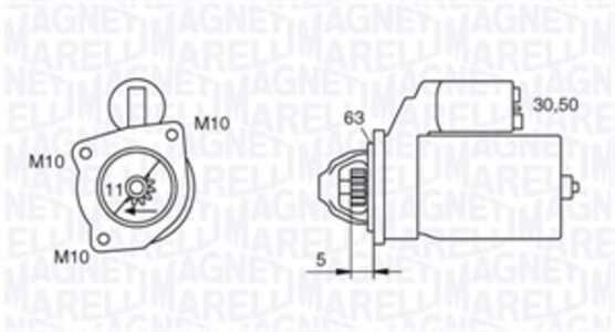 Startmotor, ford,volvo, 1231963, 1233235, 1351989, 1376305, 1385784, 1465115, 1469721, 30667058, 30667058-A, 3M5T11000DB, 3M5T1