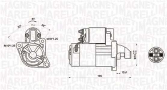 Startmotor, mazda 323 f v, 323 f vi, 323 p v, 323 s v, 323 s vi, demio, mx-5 ii, mercedes-benz sprinter 3, 5-t buss [b906], BPD