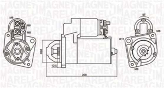 Startmotor, fiat marea, marea weekend, multipla, palio weekend, stilo, lancia lybra, lybra sw, 46748349, 46748350, 46821681, 51