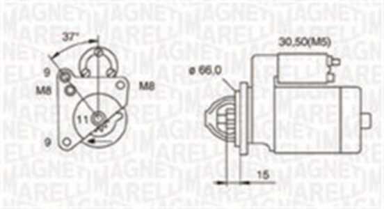 Startmotor, citroën,fiat,peugeot,toyota, 28100-YV010, 28100-YV011, 5802 AZ, 5802 FG, 5802 FP, 5802 Y4, 5802 Y5, 5802 Y6, 96 40 