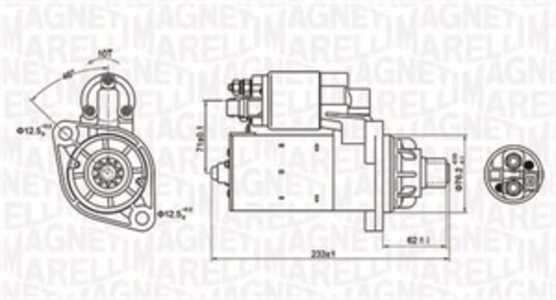 Startmotor, audi tt, tt roadster, seat alhambra, leon, skoda octavia i, octavia combi i, 02M911023