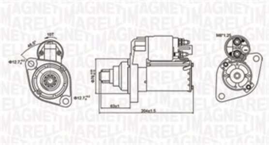 Startmotor, audi,seat,skoda, 02M911021B, 02M911023G, 02M911023M