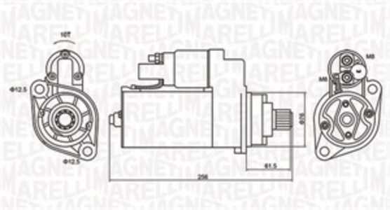 Startmotor, vw multivan v, transporter buss v, transporter flak/chassi v, transporter skåp iv, transporter skåp v, 02M911023Q