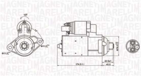 Startmotor, audi a3, a3 cabriolet, a3 sportback, tt, tt roadster, seat altea, leon, 02E911023J