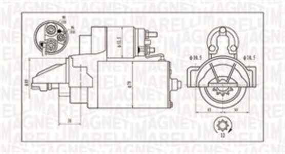 Startmotor, citroën,fiat,ford,land rover,peugeot, 1372739, 1385378, 1574338, 1669558, 1709189, 1740947, 6C1T11000AA, 6C1T11000A