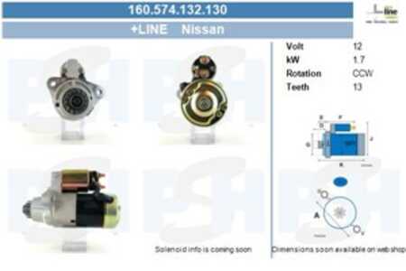 Startmotor, nissan murano i, 23300CA000, 23300CA000A, M001T68681, M1T68681