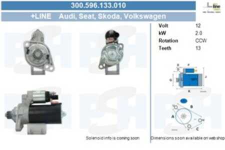 Startmotor, audi,seat,skoda,vw, 02Z911021C, 02Z911021CX, 02Z911021K, 02Z911021KX, 02Z911023AX, 02Z911023S, 02Z911023SX, 02Z9110