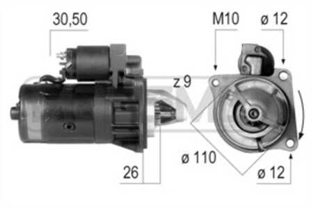 Startmotor, alfa romeo,iveco, 42498678, 5801408583, 93828721, 99451753