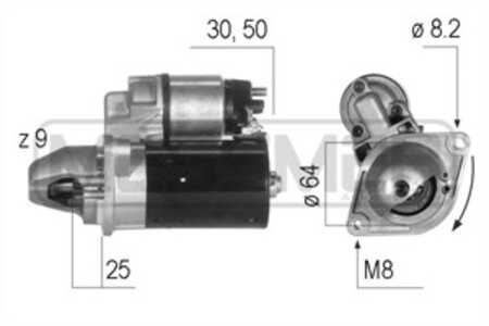 Startmotor, alfa romeo,chevrolet,citroën,fiat,lancia,opel,peugeot,suzuki,vauxhall, 31100-84EC0, 31100-85E00, 31100-M86J0, 31100