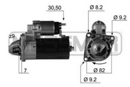 Startmotor, alfa romeo,cadillac,chevrolet,fiat,iveco,lancia,opel,saab,vauxhall, 46478945, 468223543, 46823543, 51782321, 518329