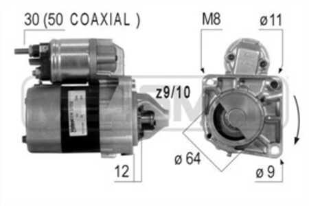 Startmotor, abarth,alfa romeo,fiat,ford,lancia, 1542468, 1567033, 46813058, 46813064, 46816793, 46816973, 51772325, 51812501, 5