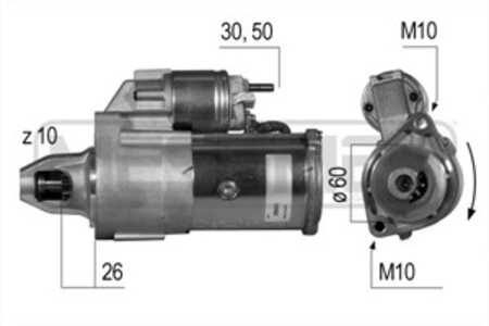 Startmotor, chrysler 300c, 300c touring, jeep commander, grand cherokee iii, 4801472AA, 56044 572AB, K4801 472AA, K4801472AA, K