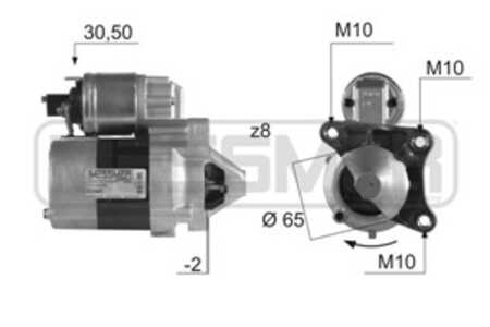 Startmotor, renault, 77 00 104 674, 77 00 105 119, 77 11 134 530, 8253504, 8253873