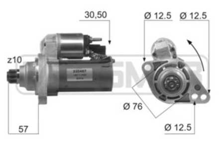 Startmotor, skoda,vw, 0AH 911 023 A, 0AH 911 023 D, 0AH 911 023