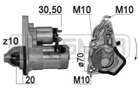 Startmotor, dacia,nissan, 23300-1KA1A, 23300-1KA1B, 23300-1KA1C, 23300-BC200, 23300-BC20A, 23300-BC20B, 23300-EE00A, 23300-EE00