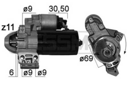 Startmotor, bmw, 12 41 7 798 006, 12 41 7 804 140, 12 41 7 812 034, 12 41 7 823 700, 12 41 7 823 701, 12 41 8 506 657, 12 41 8 