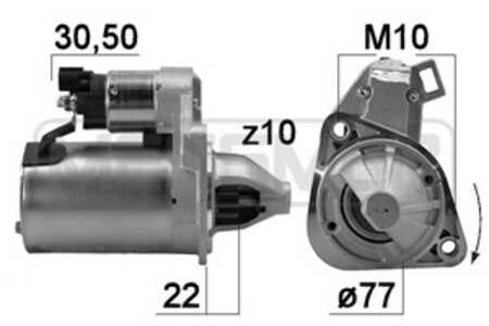 Startmotor, hyundai veloster, 36100-2B510