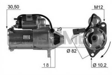 Startmotor, chevrolet,daewoo,mitsubishi,opel,vauxhall, 09 119 798, 09 512 270, 12 02 029, 12 02 145, 90 449 689, 90 451 825, 90