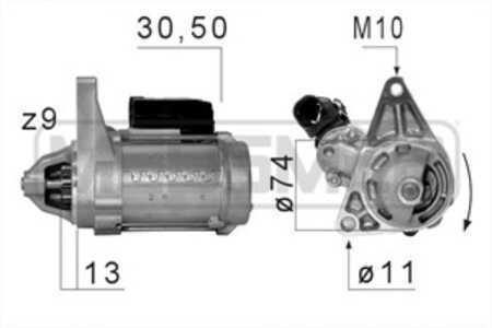 Startmotor, subaru,toyota, 28100-0N040, 28100-0N060, 28100-33110