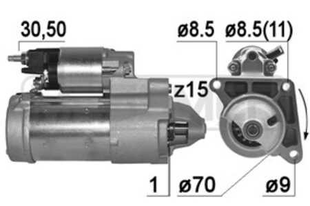 Startmotor, bmw,mini, 12 41 7 645 980