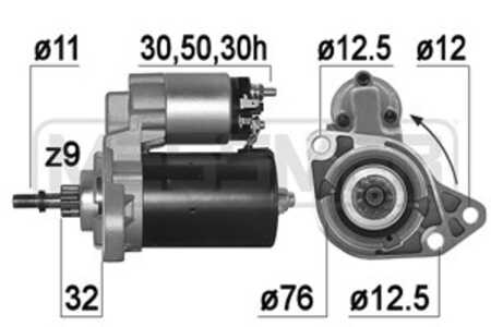 Startmotor, austin,rover,seat,skoda,vw, 020 911 023, 055 911 023 H, 055 911 023 HX, 055 911 023 J, 055 911 023 K, 055 911 023 K