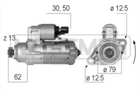 Startmotor, audi,seat,skoda,vw, 0AM 911 023 HX