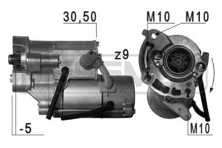 Startmotor, land rover freelander 2, range rover evoque, 6G9N-11000-NA, 6G9N-11000-NB, LR0 03469, LR0 07024, LR0 07373, LR0 094