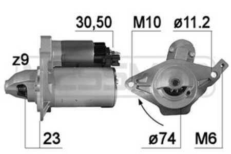 Startmotor, toyota auris, auris kombi, corolla sedan, verso s, yaris, 28100-0Y090, 28100-0Y091, 28100-0Y100, 28100-0Y101, 28100