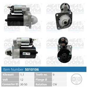 Startmotor, fiat,lancia, 46748349, 46821681, 51832956, 55193407